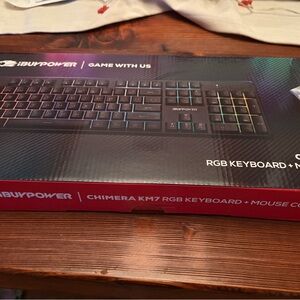 iBUYPOWER RGB Chimera km7 Keyboard and Mouse Set